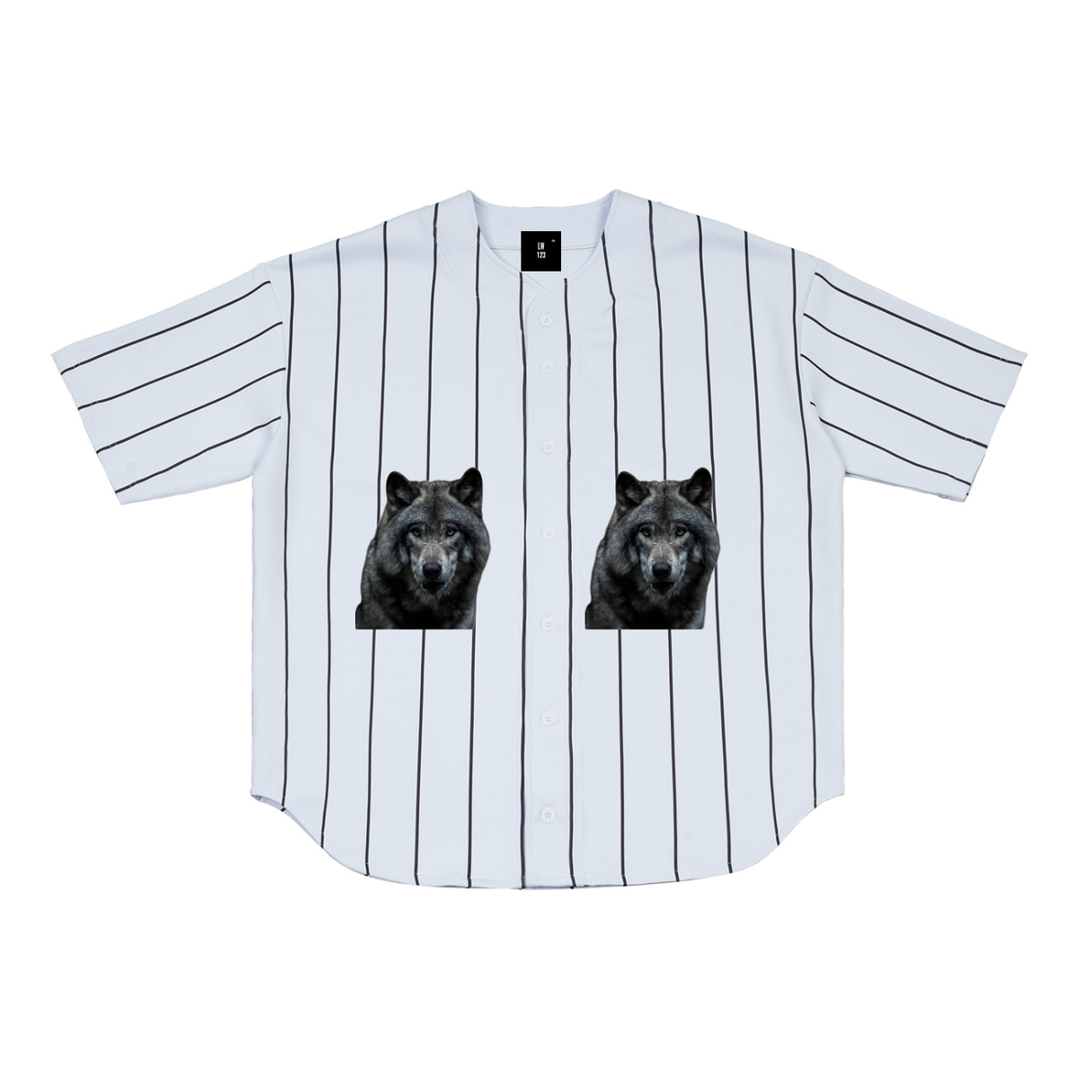 LW 123 Pinstripe Baseball Jersey