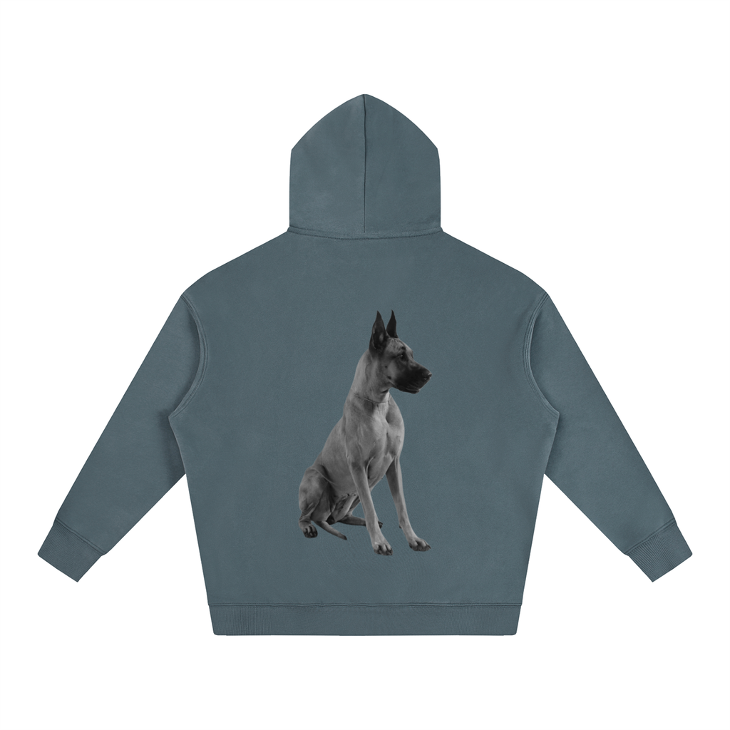 LW 123 Oversize Fleeced Hoodie