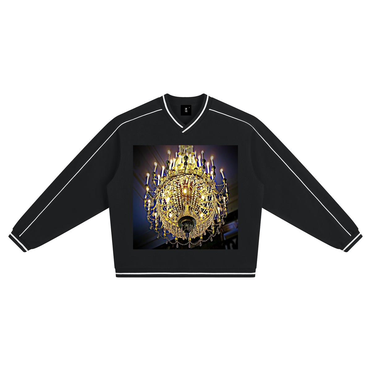 LW 123 Color Block V-Neck Sweatshirt