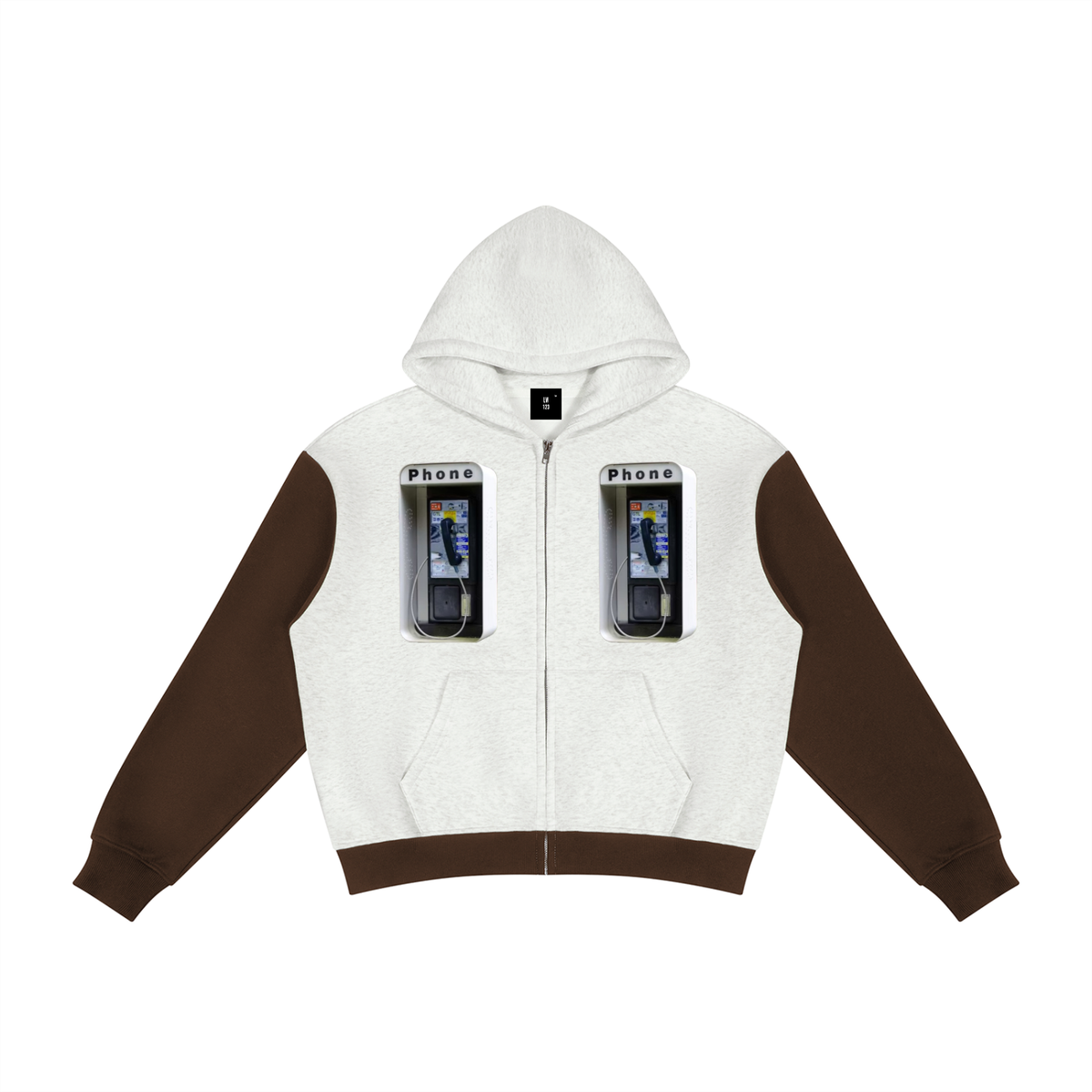LW 123  Fleece Full Zip Hoodie