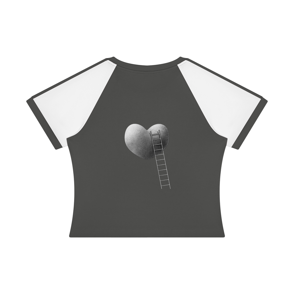 LW 123 Women’s Slim Raglan Color Block T-Shirt