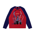 Color-Blocked Raglan Long-Sleeve T-Shirt