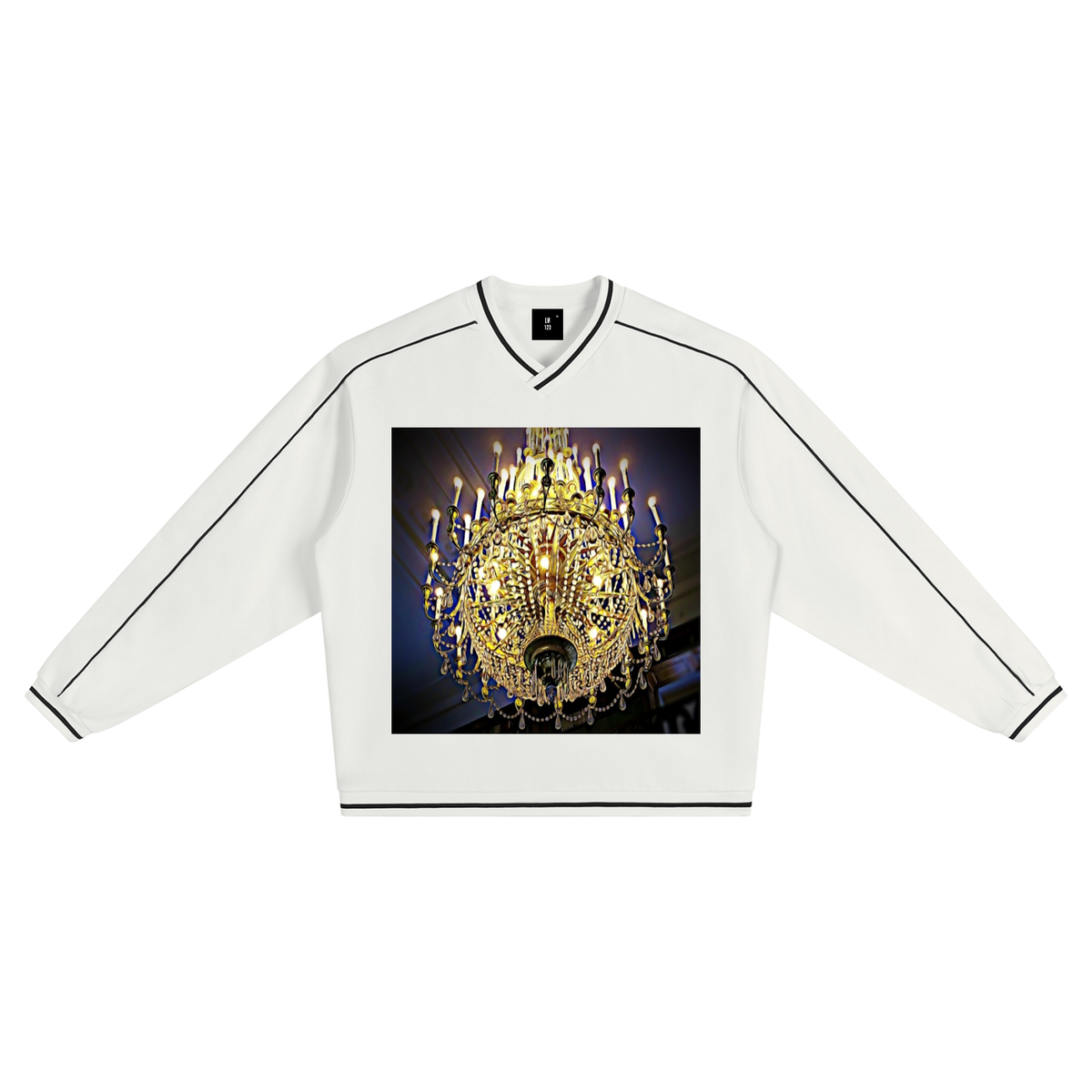 LW 123 Color Block V-Neck Sweatshirt