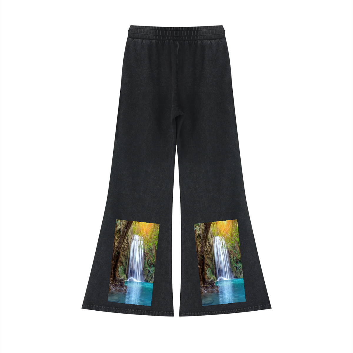 LW 123 Vintage Wash Flared Sweatpants