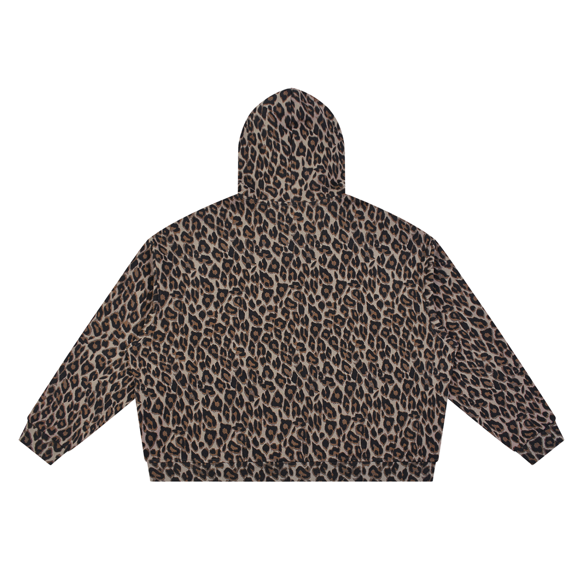 LW 123  Leopard Full Zip Hoodie