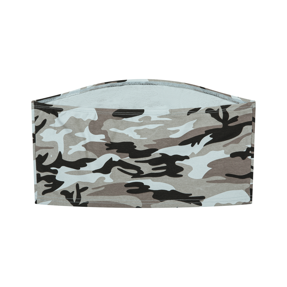 LW 123 Camo Cropped Tube Top