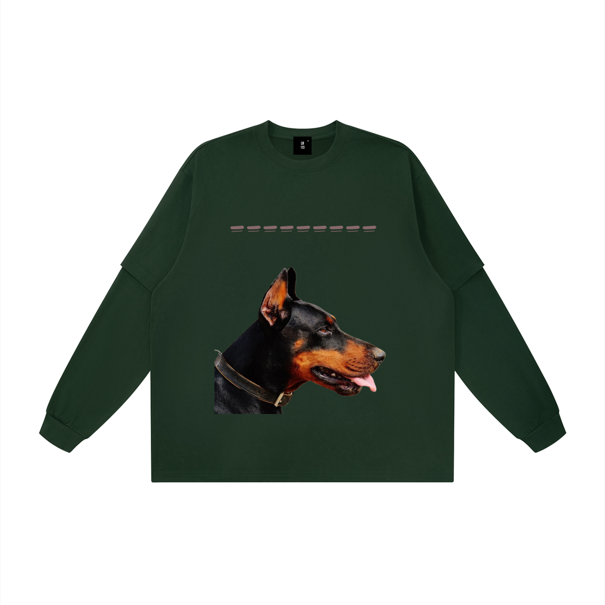 LW 123  Layered Oversized T-Shirt