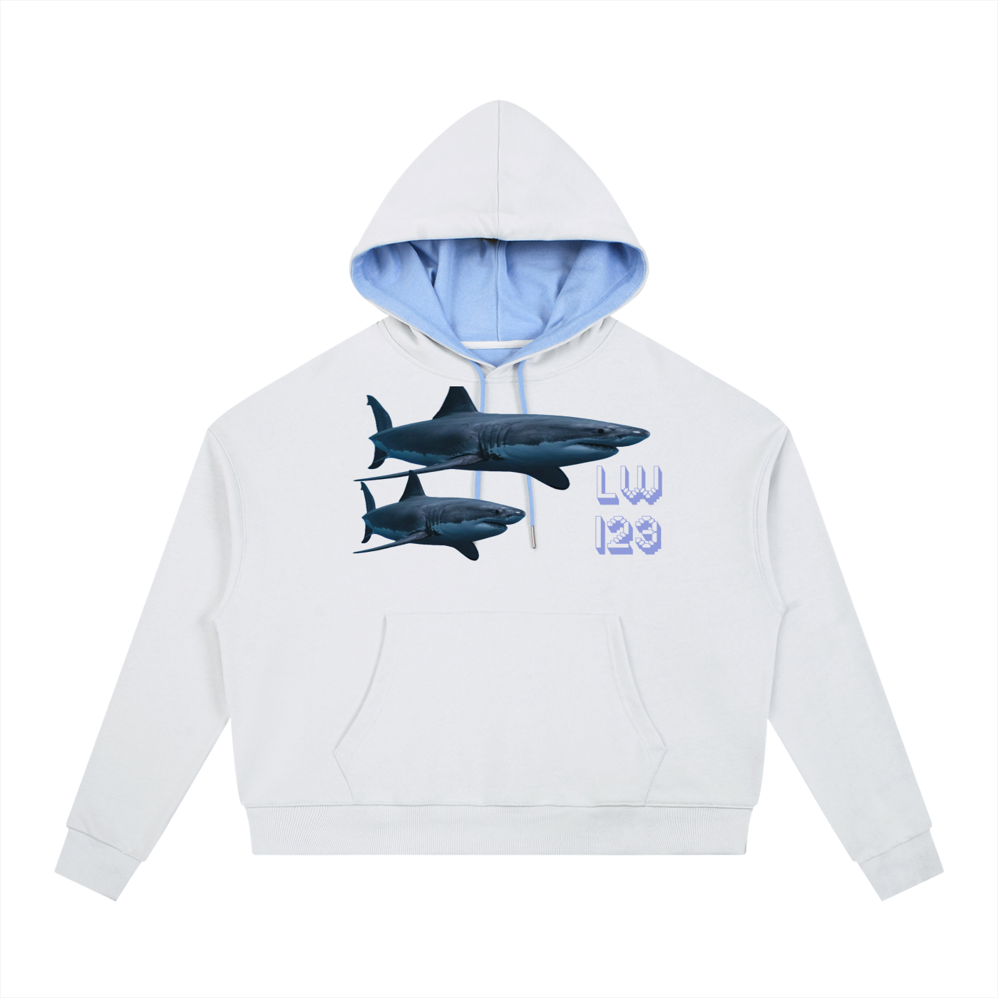 Contrast Drawstring Hoodie