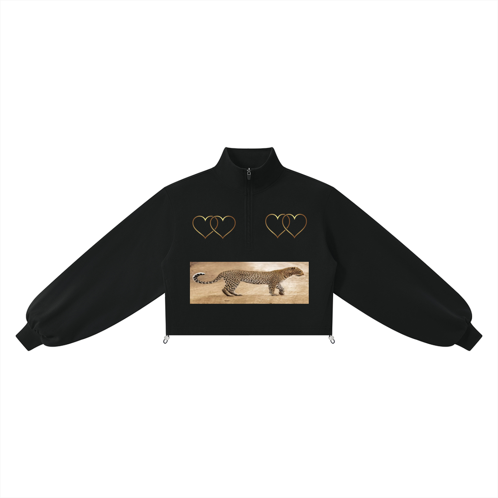 LW 123 Women’s Mock-Neck Quarter-Zip Sweatshirt
